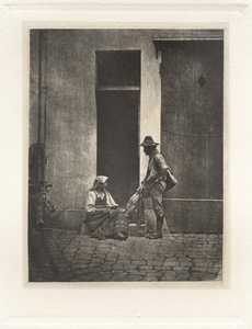 Plate IV – Pifferaro stojící a sedící italský rolník, u soudu 21 Quai Bourbon