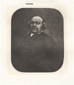 Deska IX – Portrét Julese Janina podle Nadara (Deska IX – Portrét Julese Janina, Nadar) od Charles Nègre, Nadar, André Jammes