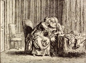 Švadlena od Charles Nicolas Cochin