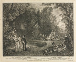 Le Bosquet de Bacchus, 1727.