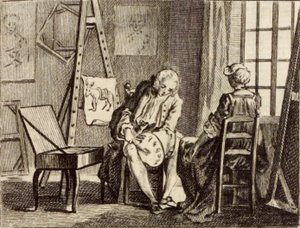 Le Bât od Charles Nicolas Cochin