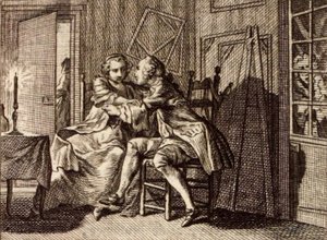 Obyvatelé města Rém od Charles Nicolas Cochin