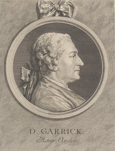 Portrét Davida Garricka, 1764 od Charles Nicolas Cochin