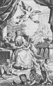 Portrét Madame de Pompadour, ca. 1745.
