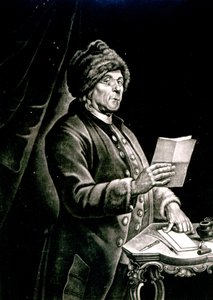 Portrét Benjamina Franklina, 1777 (litho) (černobílá fotografie) od Charles Nicolas II Cochin