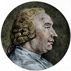 Portrét Davida Humea, skotského filozofa (1711 až 1776) Kresba Charles - Nicolas Cochin Jr. od Charles Nicolas II Cochin