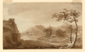 Krajina od Charles Nicolas Ransonnette