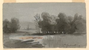 Krajina od Charles Nicolas Ransonnette
