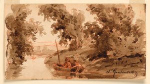 Ostrov St. Denis od Charles Nicolas Ransonnette