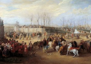 Přijetí Mehemeta Effendiho tureckého velvyslance velkého sultána Achmeta králem Ludvíkem XV. 21. března