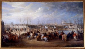 Přijetí Mehemeta Effendiho tureckého velvyslance u velkého sultána Achmeta králem Ludvíkem XV. dne 21. března 1721 v Tuileries Peinture de Charles Parrocel od Charles Parrocel