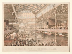 Vnitřní pohled na Crystal Palace od Charles Parsons