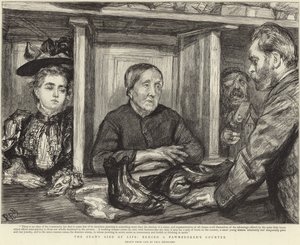 Za pultem zastavárny (litho) od Charles Paul (after) Renouard