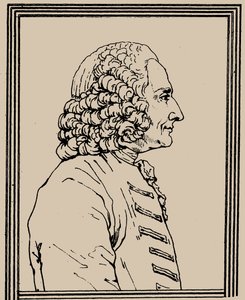 Portrét skladatele Jean-Philippe Rameau 1683-1764, c. 1800.