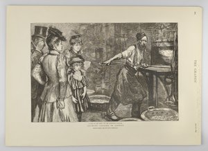 Žíhací pec na Tower Hill, z časopisu The Graphic, 1895