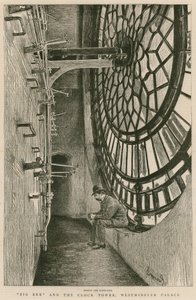 Za hodinovým ciferníkem, Big Ben a Clock Tower, Westminsterský palác