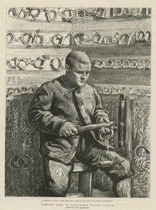 Život odsouzeného ve věznici Wormwood Scrubs (rytina) od Charles Paul Renouard