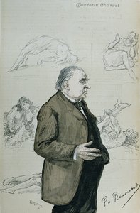 Doktor Jean Martin Charcot (1825-93) a hysterici, z ‚La Revue Illustree‘, srpen 1887 od Charles Paul Renouard