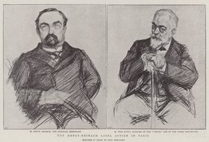 Žaloba na urážku na cti Henry-Reinach v Paříži od Charles Paul Renouard