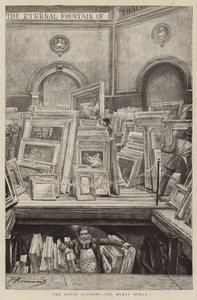 Královská akademie, Hurly Burly od Charles Paul Renouard
