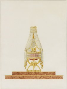 Návrh kočárku pro Jeho Veličenstvo krále Říma, 1811 od Charles Percier