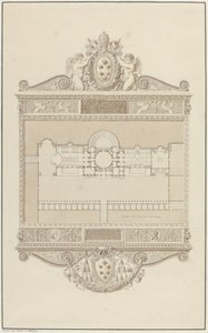 Villa Madama v Římě od Charles Percier and Pierre François Léonard Fontaine