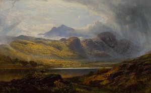 Llyn Crafnant, Moel Siabed v dálce, Severní Wales od Charles Pettitt