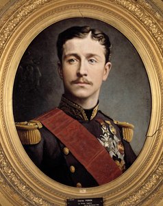 Portrét císařského prince Evžena Ludvíka Napoleona (1856 - 1879), syna Napoleona III. Obraz Charlese Poriona (19. století) od Charles Porion