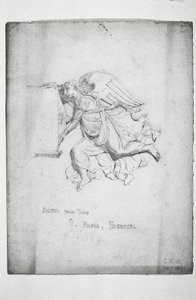 Anděl z Tomb, Badia, Florencie, 1891 od Charles Rennie Mackintosh