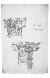 Capitals z Bologne, 1891 od Charles Rennie Mackintosh