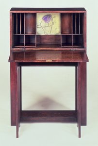 Stůl pro modrou ložnici v Houshill, 1904 (otevřený, zavřeno viz 45594) od Charles Rennie Mackintosh