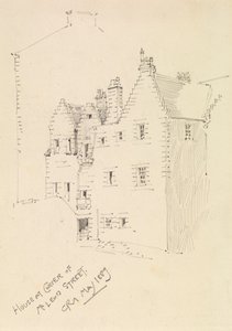 Dům Na Rohu Mcleod Street od Charles Rennie Mackintosh