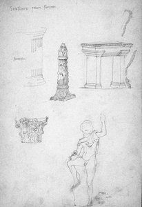 Skici z Pompejí, 1891 od Charles Rennie Mackintosh
