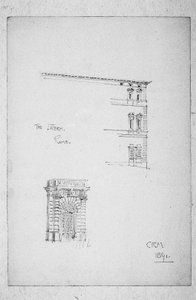 Laterán, Řím, 1891 od Charles Rennie Mackintosh