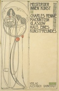 Titulní strana pro Dům přítele umění (Meister der Innenkunst II), 1902 od Charles Rennie Mackintosh