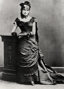 Berthe Morisot (1841-95) (černobílá fotografie)
