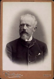 Peter Ilich Čajkovskij , ruský skladatel, konec 19. století
