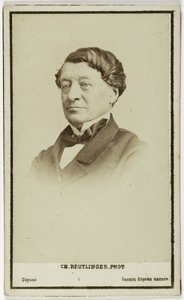 Portrét Laborde Léona, diplomata, archeologa a kurátora v Louvru, cca 1860-90 (foto)