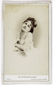 Portrét herečky Henriette Victoire Drouard (1851-1923). od Charles Reutlinger