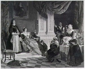 Sancho a vévodkyně, ryl R. Staines (rytina) (viz také 15321)