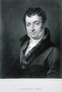Washington Irving (1783-1859), ryl Moseley Isaac Danforth († 1862) (rytina)