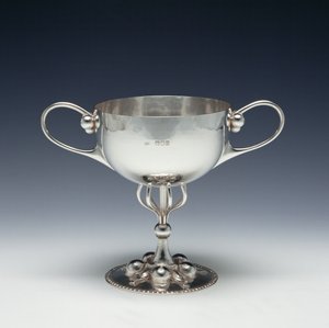 Sporting Cup nebo Sugar Basin, c.1893 (stříbrná) od Charles Robert Ashbee
