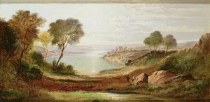 Ráno, hrad Chepstow, Monmouthshire od Charles Robert Leslie
