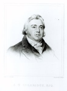 Portrét Samuela Taylora Coleridge (1772-1834) vyrytý Henry Meyerem (1782-1847)