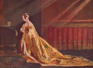 Královna Viktorie v korunovačním rouchu, 1838 1906