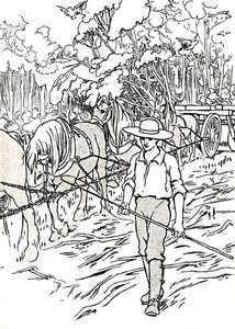 Osadník čistící svou zemi, 1912 od Charles Robinson