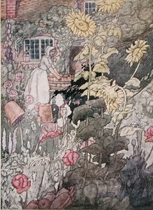 Chatová zahrada, vydáno 1912 (barevné lito)
