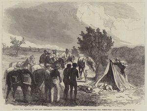 Hledání pozůstatků ztracených průzkumníků, Hardinga, Pantera a Goldwyera, poblíž Lagrange Bay, severozápadní Austrálie od Sir John Charles Robinson