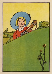 Ilustrace pro Babes and Birds (barevná litografie) od Charles Robinson