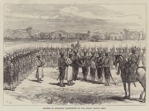 Způsob nadávek při rekrutech do naší indické domorodé armády od Sir John Charles Robinson